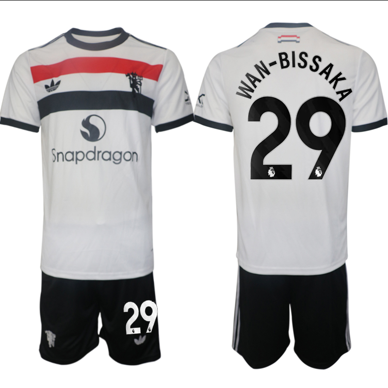 Men 2024-2025 Club Manchester United away white #29 Soccer Jersey